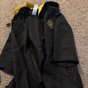Kids Wizard Costume Robe - Black and Yellow